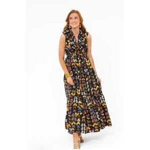 Buddy Love CRAWFORD RUFFLE SLEEVE MAXI DRESS Mariposa print Size Medium